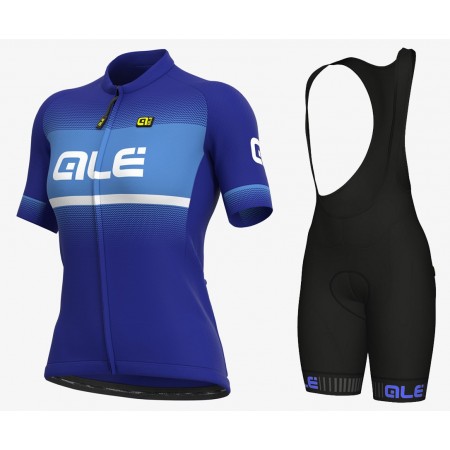 Set Fietsshirt + Korte Koersbroek 2021 Ale Blend Dames N002